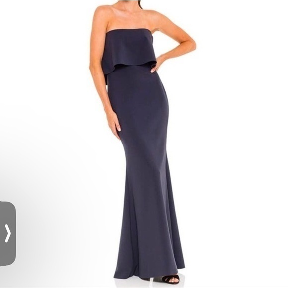 Likely Dresses & Skirts - NWT Likely Navy Driggs Gown Strapless Maxi Dress Size 8